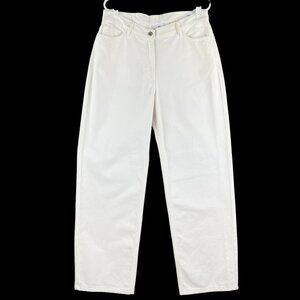 COLLUSION‎ Men's Dirty White Denim Cotton x004 Dad Jeans Size 32x30 Straight Leg